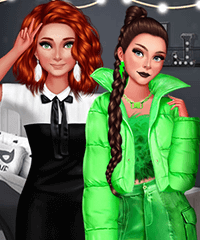 Fashion Wars Monochrome vs Rainbow Dress Up Game