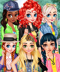 Princesses No Rivalry Outfits Dress Up Game