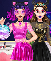 Disco Core Vs Royal Core Challenge Dress Up Game