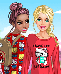 Sanrio  Hello Kitty Fans Dress Up Game
