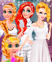 White Theme Party Surprise Dress Up Game