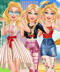 Barbie Summer Week Dress Up Game