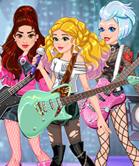 Rock Band Style Dress Up Game