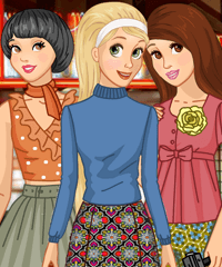 Princess Seventies 70s Dress Up Game