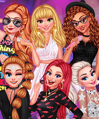 Princesses Become Pop Stars Dress Up Game