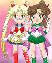 Sailor Scouts Avatar Maker Game