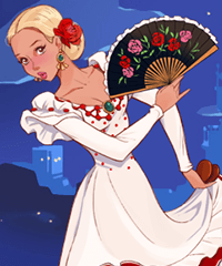 Flamenco Dancer Dress Up and Design Game