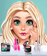 From Messy to Glam X-mas Party Makeover Game