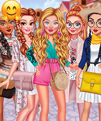 City Break Fashionistas Dress Up Game