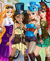 Princess Steampunk Fashion Dress Up Game