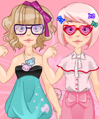 Kawaii Glasses Dress Up Game