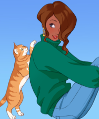 Girl and Pet Dress Up Game