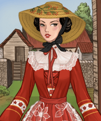 French Folklore Dress Up Game