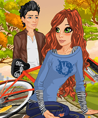 Cycle Accident Dress Up Game