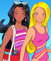 Barbie summer dress clearance up games