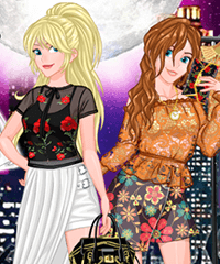 Top Model Sisters Dress Up Game