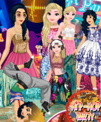 Princesses hit 3 Parties a Night Dress Up Game