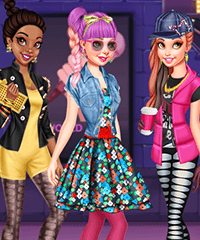 Choose Your Crazy 80s Disco Style Dress Up Game