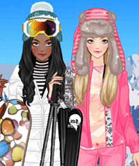 Ski Season Anime Dress Up Game