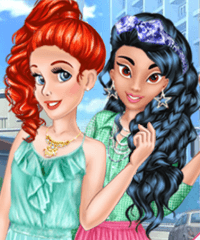 Jasmine and Ariel Wardrobe Swap Game