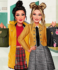 Hollywood Stars Preppy Dress Up Game