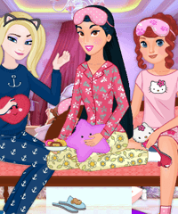 Princess PJ Party Dress Up Game