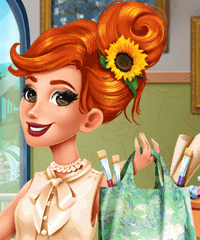 Jessies van Gogh Couture Dress Up Game