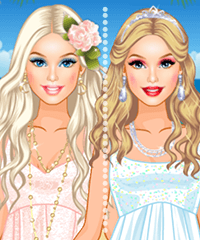 barbie dress up games wedding princess