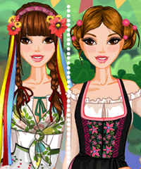 My Country Folk Costume Dress Up Game