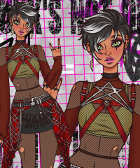 Harajuku Punk Dress Up Game