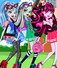 monster high games dress up draculaura