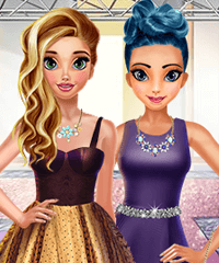Ruby and Elle Supermodels Dress Up Game