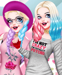 Harley Quinn Romantic vs Tough Dress Up Game