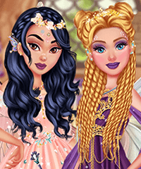 Princesses Enchanted Fairy Looks Dress Up Game