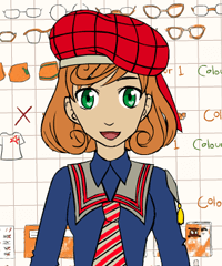 Anime Girl Dress Up Games School