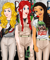 Princess Ghostbusters Dress Up Game