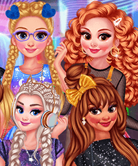 Princesses Galaxy Crush Dress Up Game