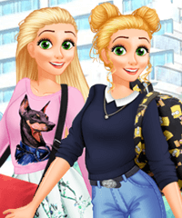 Rapunzel Day Routine Dress Up Game