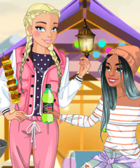 Glamping Friends Dress Up Game
