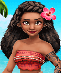 Polynesian Princess Adventure Style Dress Up Game