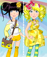 Kawaii Lemon Dress Up Game