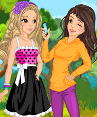 Emo Best Friends Forever - Dress Up Games For Girls