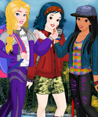 Princess Hiking Dress Up Game