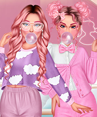 Insta Princesses Bubblegum Dress Up Game