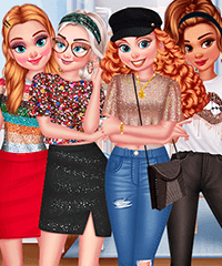 Sequin Tops Fashion Dress Up Game