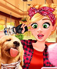 Princesses and Pets Photo Contest Dress Up Game