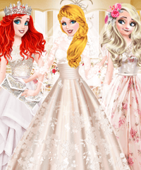 Cinderella Bridal Fashion Collection Dress Up Game