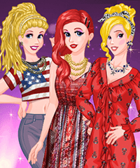 College Fashion Show Dress Up Game