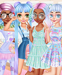 Princesses Kawaii Looks and Manicure Game