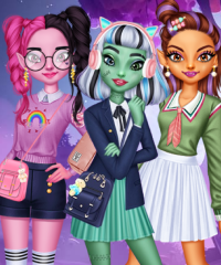 Monster Makeover School Edition Dress Up Game